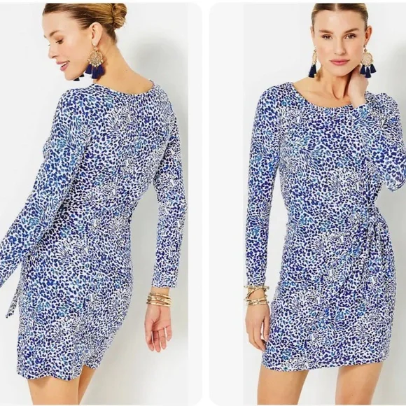 Lilly Pulitzer Bryson Long Sleeve Jersey Dress xxl nwt - Picture 3 of 6